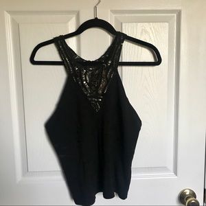 🌟Silence + Noise Beaded Halter Top🌟